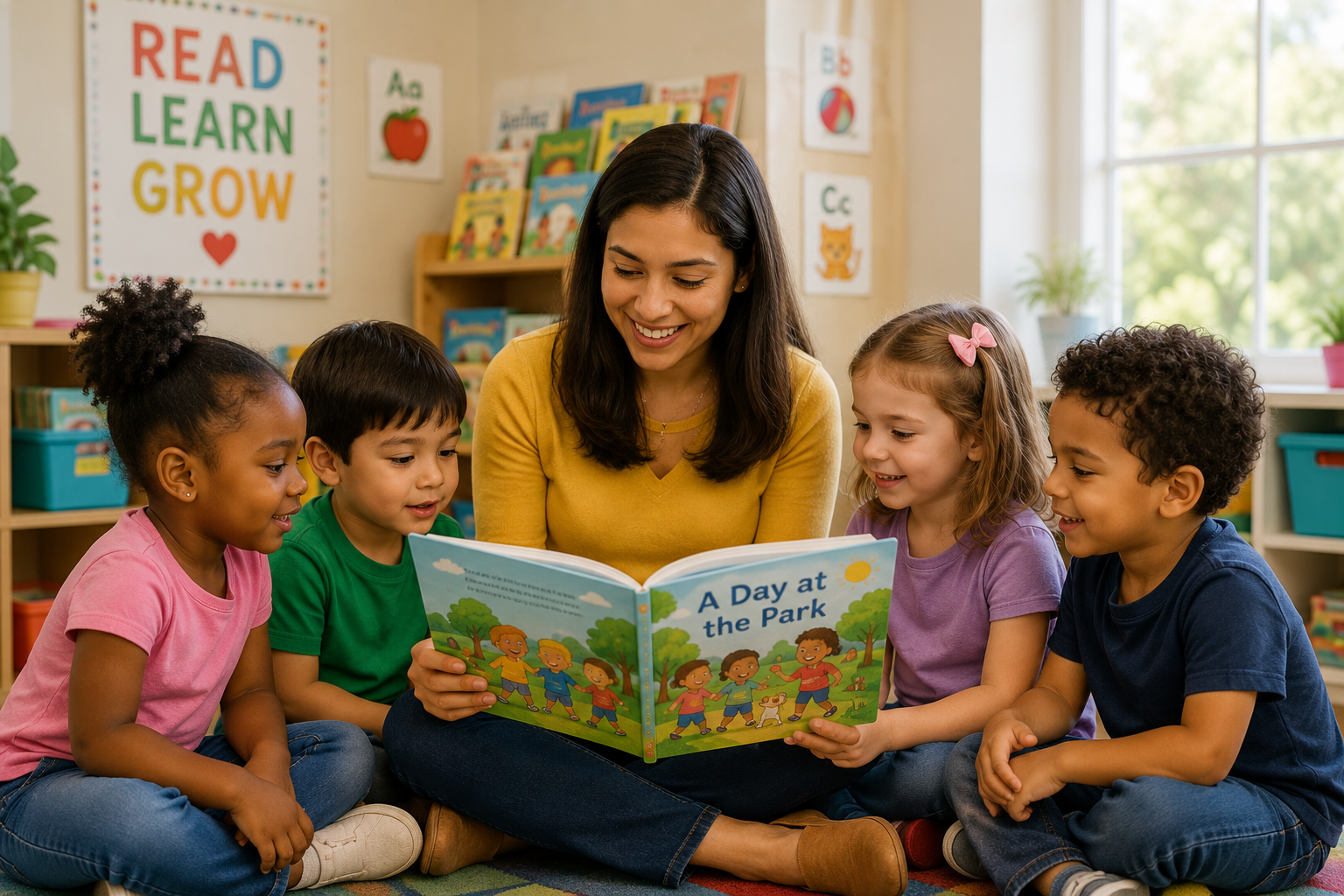 Temporary illustration representing reading and early literacy