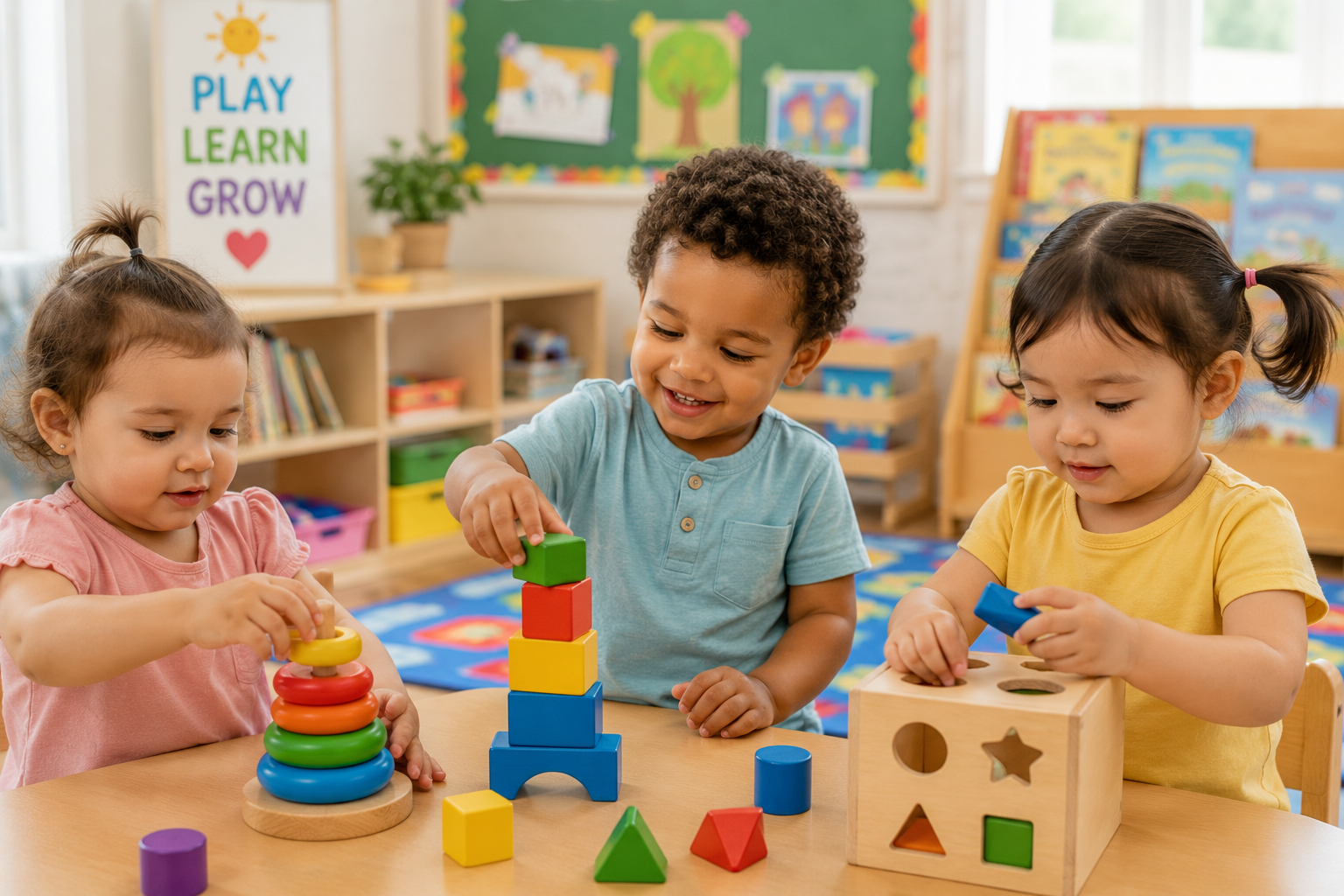 Toddler care and learning through play